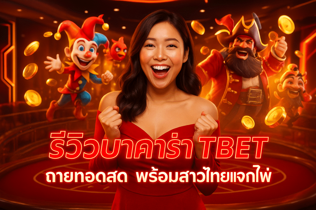 รีวิวบาคาร่า TBET ถ่ายทอดสด พร้อมสาวไทยแจกไพ่